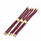 Nylon Twisted Cord Bracelet Making, Slider Bracelet Making, with Brass Findings, Golden, Brown, 8.7 inch~9.3 inch(22.2cm~23.8cm), 3mm, hole: 1.5mm