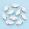Sew on Rhinestone Montee Beads, with Brass Prong Settings, Garments Accessories, Horse Eye, Crystal, 9.8x5x4mm, Hole: 1mm