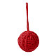 Ornements de boule de Noël tricotés en fil AJEW-P106-01A-1