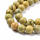 Brins de perles en pierre verdite naturelle G-C242-03B-4
