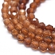 Natural Orange Garnet Beads Strands G-D0013-11-3