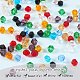 20 brins 10 couleurs imitation cristal autrichien 5301 perles toupies GLAA-SZ0001-83-2