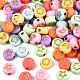Opaque Mixed Color Acrylic Beads MACR-T038-10-G-1