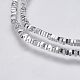 Electroplate Non-magnetic Synthetic Hematite Bead Strands G-K237-08G-2