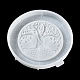 Stampi in silicone piatti rotondi con albero della vita e rune per decorazioni murali fai da te SIL-F007-04-3