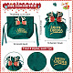 BENECREAT 4Pcs 4 Styles Christmas Velvet Candy Apple Bags TP-BC0001-05-2