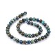 Natural Chrysocolla Beads Strands G-F630-01-B-2