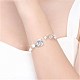 Bracelets manchette en laiton lisse à la mode pour femmes BJEW-BB59837-A-2