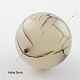 Ink Painting Style Round Resin Beads X-RESI-Q156-1-2