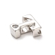 Стойки обшивки латунь кубического циркония бусы KK-L210-008P-T-2