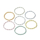 7шт 7 цветных стеклянных бисера стрейч браслеты набор для женщин BJEW-JB09191-1