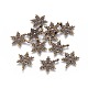 Christmas Snowflake Tibetan Style Alloy Pendants MLF0353Y-2