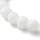 Round Imitation Gemstone & Plating Beads Stretch Bracelet Sets BJEW-JB06409-01-8