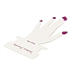 Schede display per bracciali in carta di cartone a forma di mano X-CDIS-M005-06-3