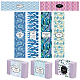 Pandahall elite 90 pièces 9 couleurs étiquette en papier savon fait main DIY-PH0002-91-1