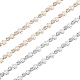 Nbeads 4 Yard 2 Style Rhinestones Cup Chains with ABS Plastic Pearl Beaded LCHA-NB0001-01-1