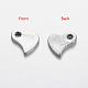 201 Stainless Steel Stamping Blank Tag Pendants STAS-Q065-1