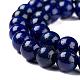 Lapis lazuli naturale perle tonde fili G-I181-10-10mm-5
