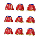 Chinese Style Alloy Enamel Bead Caps ENAM-L015-36A-G-2