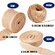SUNNYCLUE Burlap Ribbon Set with 1-2 Inch Burlap Fabric Craft Ribbon 1 Rolls of Natural Burlap Fabric Ribbon and Natural Jute Twine String Rolls for DIY Craft Wedding Event Part Gift Decor Supplies OCOR-SC0001-03-2