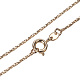 Латунные сингапурские цепи ожерелье MAK-L014-06G-1
