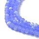 Chapelets de perles en verre imitation jade EGLA-A034-J4mm-MB03-4