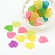 Mixed Transparent Forsted Leaf Acrylic Charms X-PL591-1