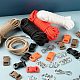 Kits de fabrication de bracelets de corde de corde de parachute de bricolage DIY-LS0003-87-5