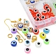 Kit di creazione di gioielli orecchini fai da te a tema malocchio DIY-FS0003-69-3