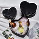 BENECREAT 3 Mixed Size Black Heart-Shape Marble Cardboard Boxes Treat Favor Gift Box for Thanksgiving CON-BC0006-17A-7