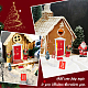 AHANDMAKER 14 Pcs Christmas Miniature Fairy House Set AJEW-WH0291-33-5