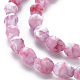 Cuisson opaque de perles de verre peintes EGLA-N006-007F-3