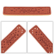 Étiquettes en cuir pu gorgecraft DIY-GF0003-21-4