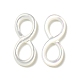 Natural White Shell Connector Charms SSHEL-M022-17-1