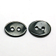 Hematita coser botones 2 hoyos BUTT-D015-1