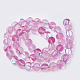 Synthetic Moonstone Beads Strands G-S283-6mm-13A-2