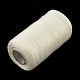 布地やDIYクラフト用品402ポリエステル縫糸コード  ホワイト  約360m /ロール  0.1mm  12のロール/箱 OCOR-R028-C02-2