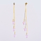 Stud Earrings & Pendant Necklaces Sets SJEW-JS01075-01-7