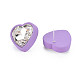 Crystal Rhinestone Heart Stud Earrings with 925 Sterling Silver Pins for Women MACR-S275-038B-3
