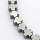 Electroplate Non-magnetic Synthetic Hematite Beads Strands G-J211-01-1