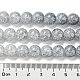 Spray dipinto vetro crackle fili di perline DGLA-C002-10mm-02-5