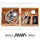 Craspire 24pcs 24 serre-câbles en silicone réutilisables AJEW-CP0001-94-5