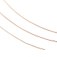 （見切り売り不良：ローラー破損）  銅ワイヤー  ラウンド  ジュエリー作りのための  赤銅鉱  24ゲージ  0.5mm  約164.04フィート（50m）/ロール CWIR-XCP0001-13-4