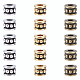 Сплавочные овальные бусины тибетского стиля  TIBEB-FH0001-05-RS-1