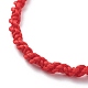 2Pcs 2 Style Nylon Braided Cord Bracelets BJEW-JB08806-4