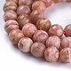 Brins de perles de rhodochrosite argentine naturelles G-L554-03A-3