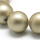 Perles acryliques opaques peintes à la bombe X-ACRP-Q024-10mm-G10-2