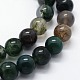 Chapelets de perles en agate indienne naturelle G-I199-05-6mm-3