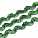 チロリアンテープ  波形  グリーン  7~8ミリメートル  15ヤード/バンドル  6のバンドル/袋 SRIB-S050-C02-3