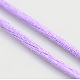Cordons fil de nylon tressé rond de fabrication de noeuds chinois de macrame rattail X-NWIR-O001-A-12-2
